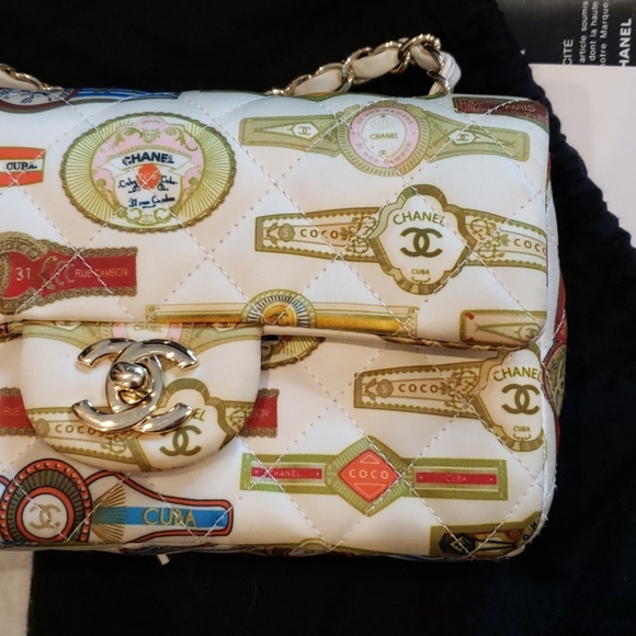 ❗SOLD❗Chanel Satin Classic Flap Mini Rectangle - Picture 3 of 15